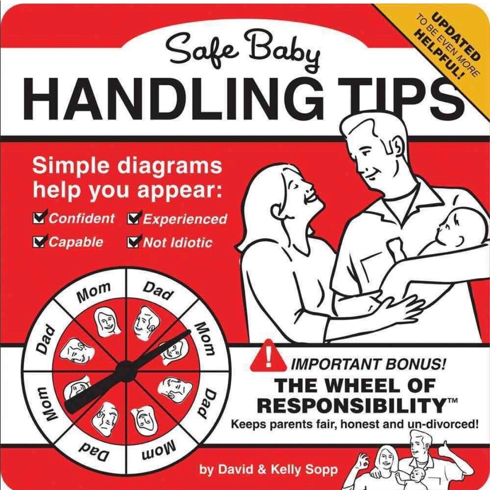 Funny 1st time parent board book - great gift!